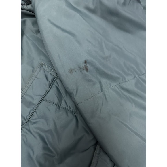 Vintage 90's OP Ocean Pacific Puffer Jacket Corduroy Large Retro Ski Coat - Picture 7 of 7